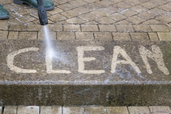 Pressure washing by Gold Star Cleaning Services LLC in Crown Point