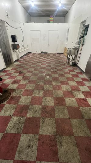 Before & After Commercial Floor Strip & Wax in Joliet, IL (1)